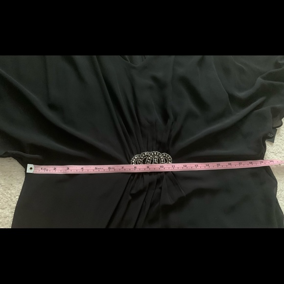 Style & Co flowing BLACK DRESS. Misses 16. NWT - Picture 7 of 7